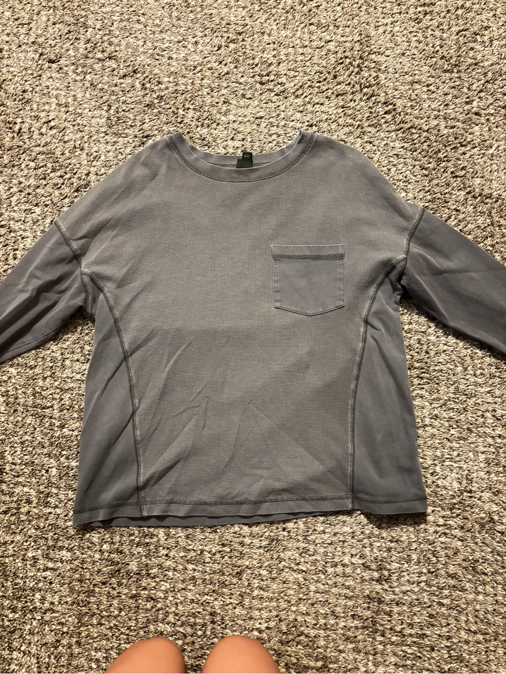 wild fable Long Sleeve Pocket Tee - Gray